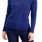 JM Collection Women's Turtleneck Sweater Purple Size M