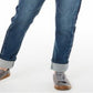 Epic Threads Big Boy's Sutton Slim Straight Fit Stretch Two Tone Jeans Blue Size 12