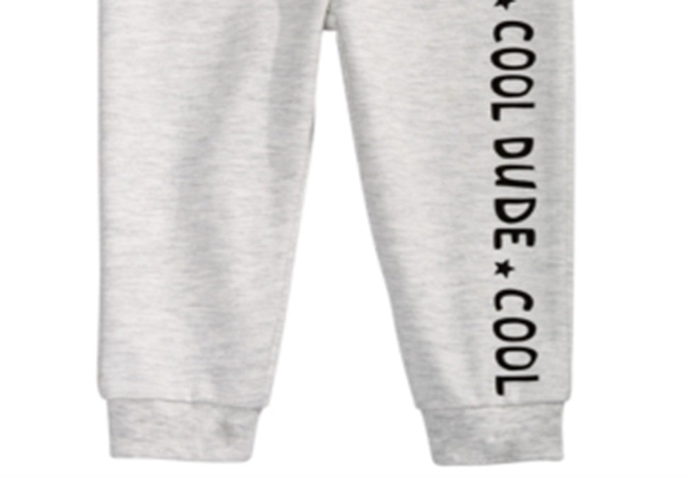 First Impressions Toddler Boy's Cool Dude Jogger Pants Gray Size 3T
