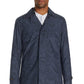 Tallia Men's Slim Fit Paisley Packable Trench Coat Black Size XX-Large