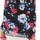 INC International Concepts Women's Maxi Halter Floral Print Chiffon Dress Black Size 6