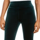 INC International Concepts Women's Velvet Pull on Skinny Pants Green Size 6