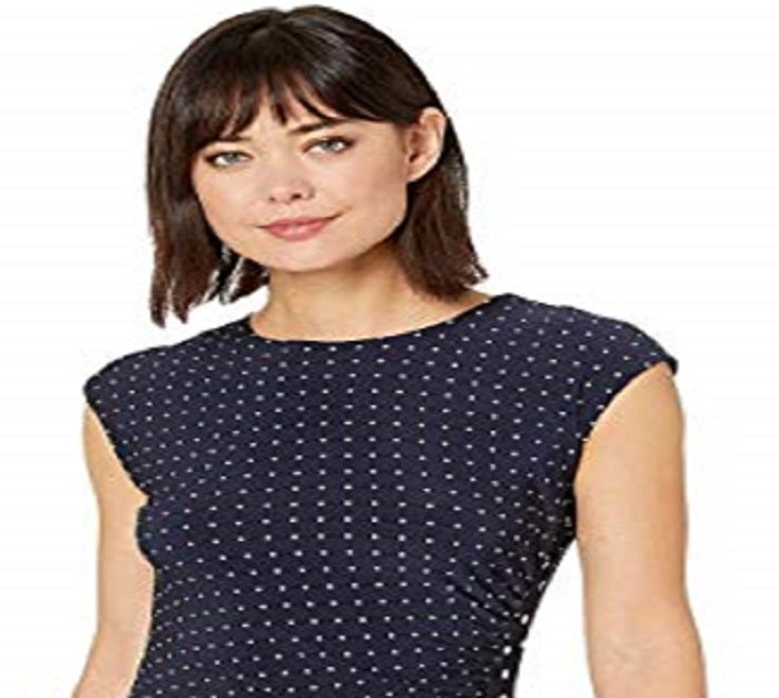 Ralph Lauren Women's Cap Sleeve Dress Blue Size X-Small