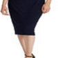 Ralph Lauren Women's Short Sleeve Below the Knee Dress Blue Size 6