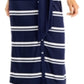 Charter Club Women's Striped Maxi Dress Blue Size XX-Large