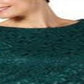 Jessica Howard Women's Bell Sleeve Above the Knee Sheath Dress Green Size 10