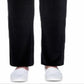 Alfred Dunner Women's Idea Velour Pants Black Size Petite