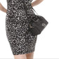 Michael Kors Women's Sleeveless Short Fit Flare Evening Dress Gray Size Small