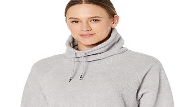 Nike Women's Therma Fleece Cowlneck Training Top Gray Size XS