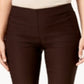 Charter Club Women's Tummy Control Ankle Pants Brown Size 4 Petite