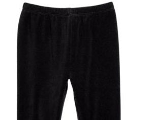 First Impressions Baby Girl's Velour Leggings Black Size 12MOS