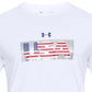 Under Armour Men's Flag Fitness Workout T-Shirt White Size XX-Large