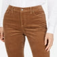 Charter Club Women's Lexington Corduroy Tummy Control Pants Brown Size 4