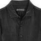 INC International Concepts Boy's Button Front Eddie Satin Dress Shirt Black Size Large