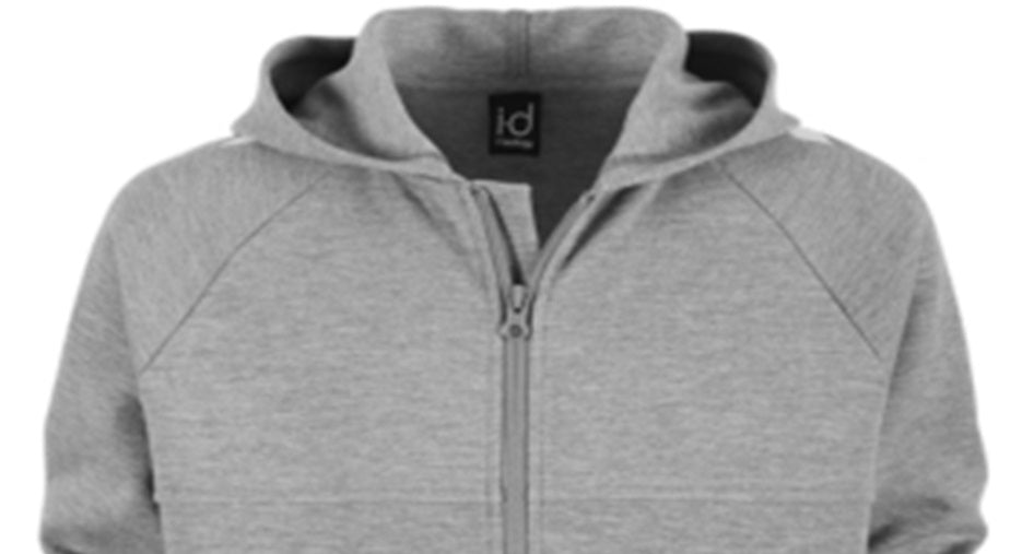 Ideology Big Boy's Race Stripe Full Zip Hoodie Gray Size M
