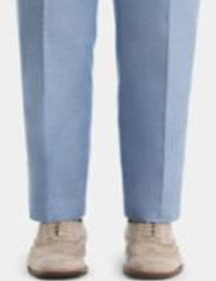 Ralph Lauren Men's UltraFlex Classic Fit Chambray Pants Blue Size 46X32