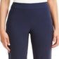 JM Collection Women's Embellished Hem Ankle Pants Blue Size Small