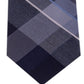 Kenneth Cole Reaction Men's Neck Tie Track Plaid Skinny Slim Silk  Blue One Size