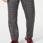 Lauren Ralph Lauren Men's Classic-Fit UltraFlex Stretch Dark Gray Windowpane Suit Pants Dark Grey Size 32X30 -