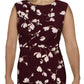 Ralph Lauren Women's Floral Pleated Jersey Dress White Size 16