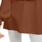 Alfani Ribbed Tunic Sweater Brown Size L