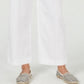 Charter Club Women's Wide Leg Belted Pants White Size 18