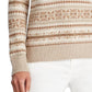 Ralph Lauren Women's Fair Isle Crewneck Sweater Brown Size Medium