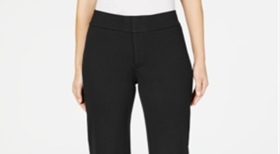 Charter Club Women's Wide Leg Pants Black Size 6 Petite