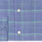 Tommy Hilfiger Men's Classic Regular Fit Non Iron THFlex Supima Performance Stretch Blue Check Dress Shirt Blue Size 16X34-35