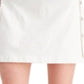 INC International Concepts Women's Mini Denim Sailor Skirt White Size 6