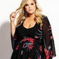 City Chic Women's Iris Love MAXI Black Size 24W