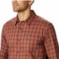Columbia Men's Shirt Size Big Vapor Ridge Iii Classic Fit Orange  Size Large