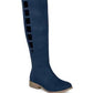 Journee Collection Women's Pitch Boot Shoes Blue Size 9M