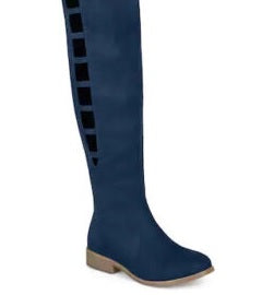 Journee Collection Women's Pitch Boot Shoes Blue Size 9M