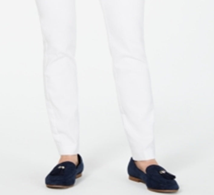Charter Club Women's Stretch Twill Pants White Size XL