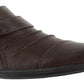 Easy Street Women's Mika Faux Leather Ankle Shooties Brown Size 9.5 Medium