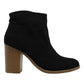 American Rag Women's Adrien Closed Toe Ankle Fashion Boots Black Size 8 M