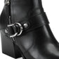 Marc Fisher Women's Victa Leather Pointed Toe Ankle Boots Black Size 9 M