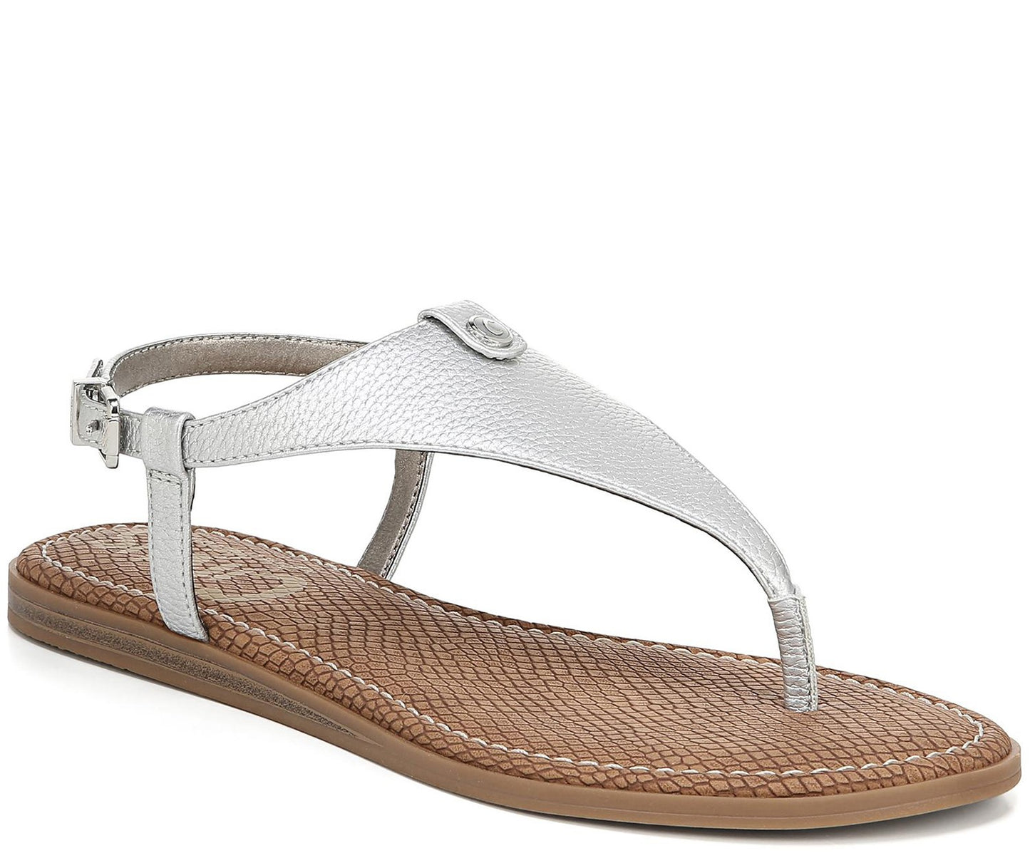 Caleres Inc Women's Carolina Sling Back Sandals -Silver Size 5.5 M -