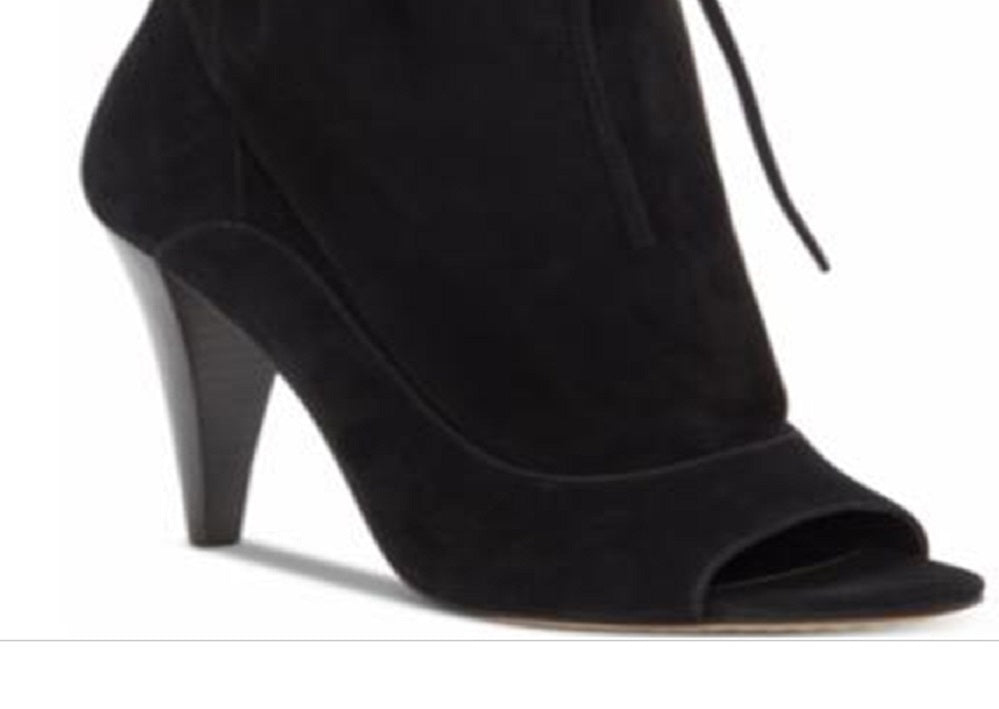 Vince Camuto Women's Avera Suede Bootie Black Size 8 M