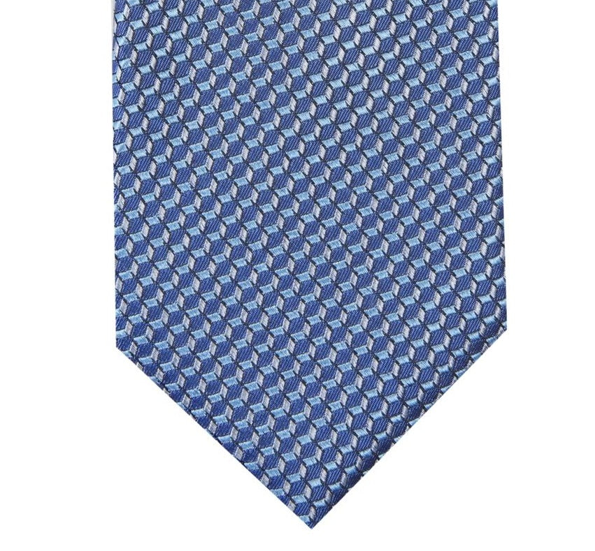 Alfani Men's Perrone Silk Blend Business Neck Tie Blue Size Regular