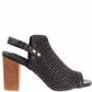Steve Madden Women's Sweep Heeled Sandal Black Size -11 M