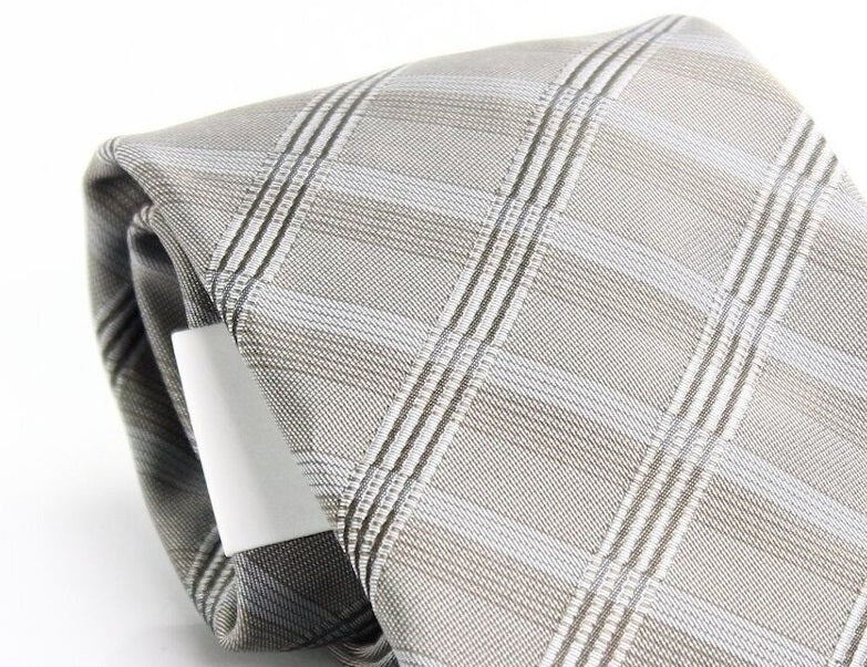 Calvin Klein Men's Silk Professional Neck Tie Brown Size Regular