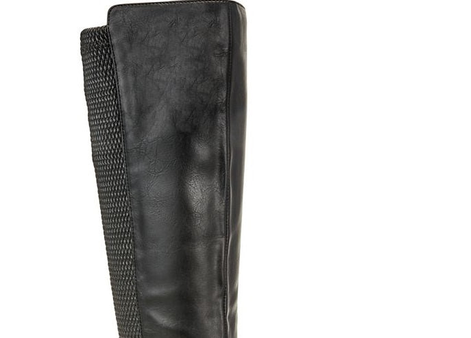 Style & Co Women's Luciaa Textured Knee High Riding Boots Black Size 6 M