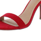 Material Girl Women's Blaire5 Ankle Strap Heels Red Size 8 M