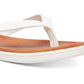 Madden Girl Women's Mitsy Patent Flip Flop Sandals Leather Open Silver Size 7 M