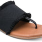 Andre Assous Women's Nanette Flip-Flop Black Size 6