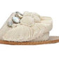 Kenneth Cole Women's Osmond Slide Sandal Creme Size 6.5PR
