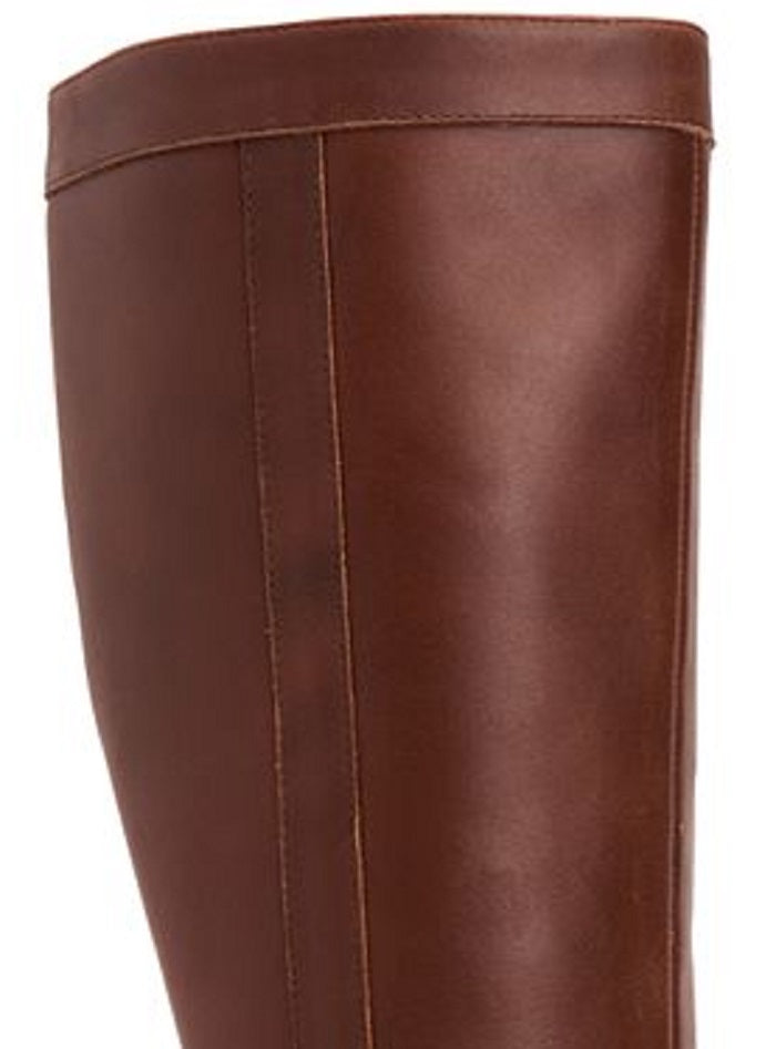 Giani Bernini Women's Rozario Leather Almond Toe Knee High Black Size 9 M