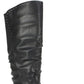 White Mountain Women's Liona Tall Knee High Boot Black Size 5 M